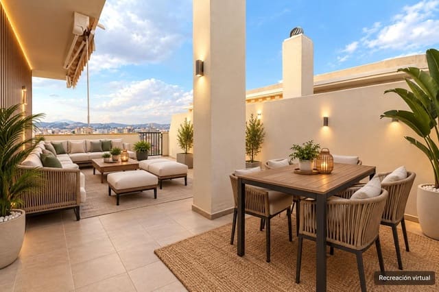 Ático de 2 habitaciones en Centro ciudad, Fuengirola en venta con piscina - 439.000 € (Ref: 9833921)