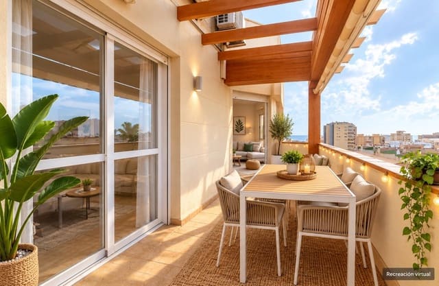 Ático de 2 habitaciones en Centro ciudad, Fuengirola en venta con piscina - 439.000 € (Ref: 9833921)