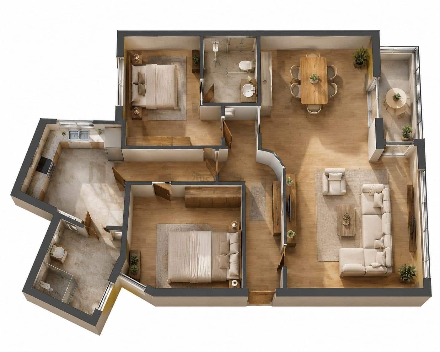 2 Zimmer Apartment zu verkaufen in Malaga Stadt - 720.000 € (Ref: 9849642)