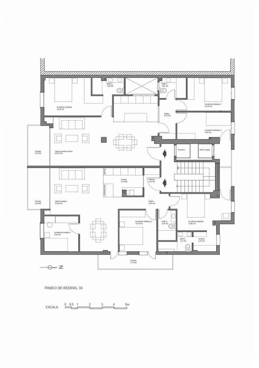 3 makuuhuone Asunto myytävänä paikassa Malaga kaupunki - 890 000 € (Ref: 9936567)