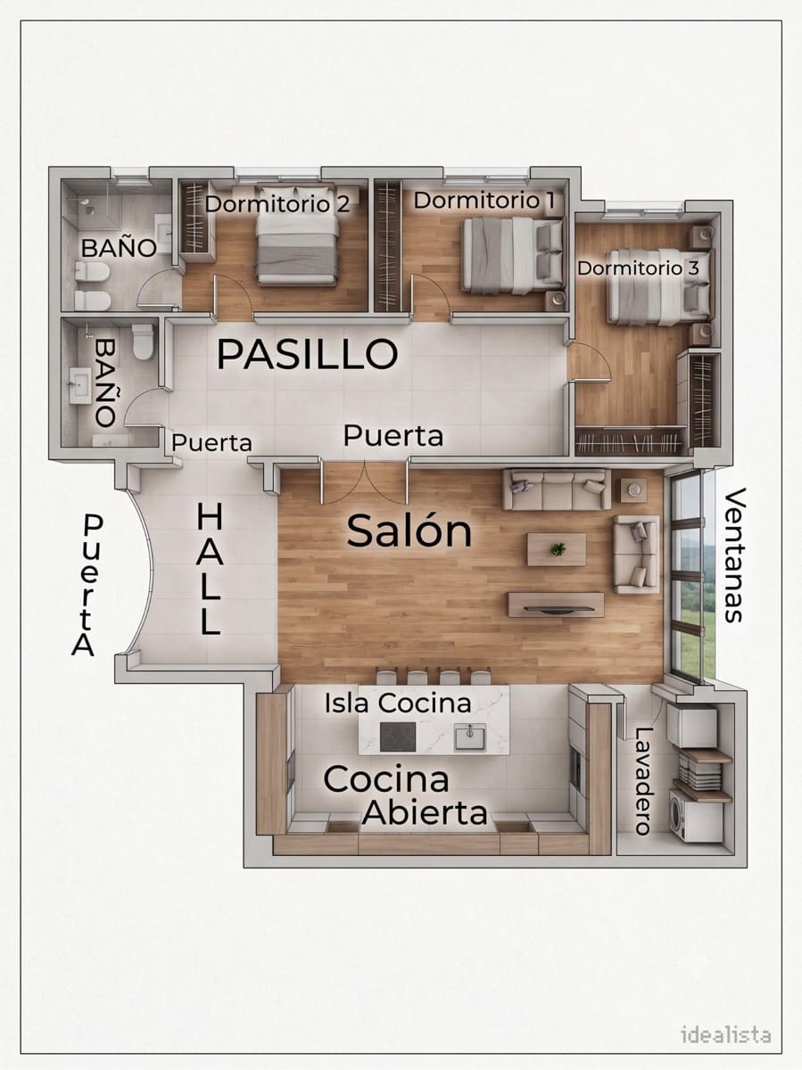 3 soveværelse Lejlighed til salg i Malaga by med garage - € 970.000 (Ref: 9963327)