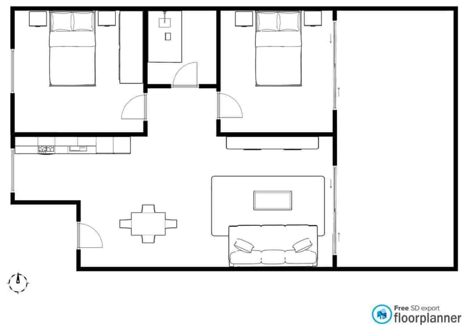 2 soverom Leilighet til salgs i Playa de las Americas med svømmebasseng garasje - € 460 000 (Ref: 10158066)