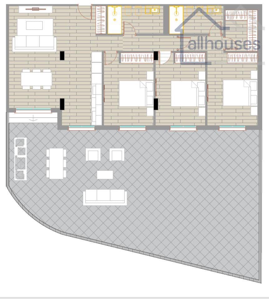 3 makuuhuone Asunto myytävänä paikassa Tomino mukana 
autotalli - 195 000 € (Ref: 9417262)
