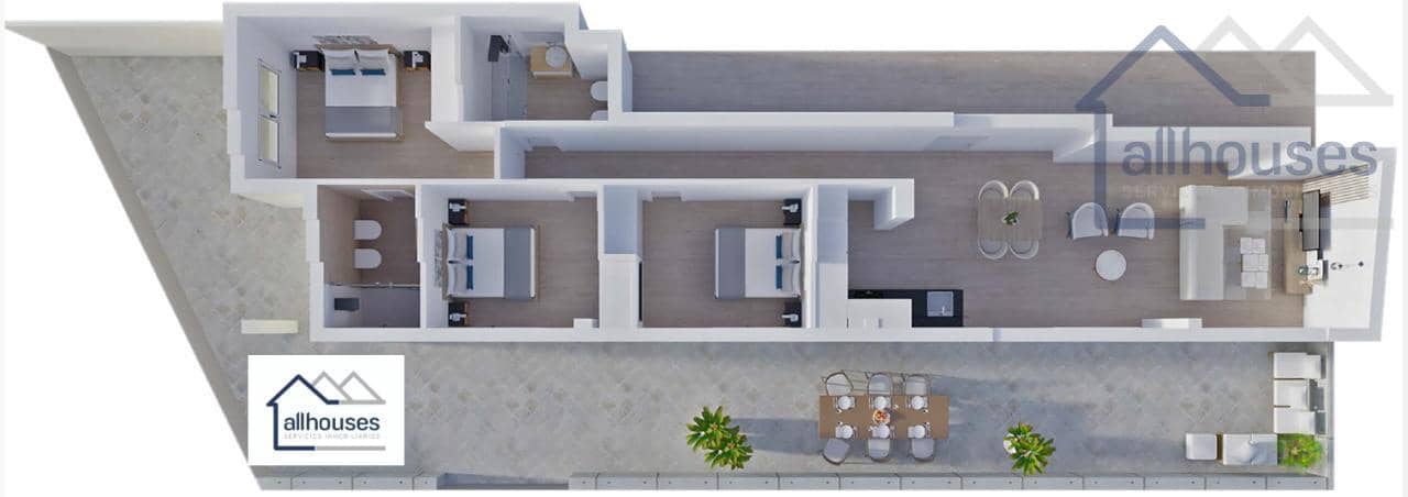 3 makuuhuone Asunto myytävänä paikassa Tomino mukana 
autotalli - 195 000 € (Ref: 9417263)