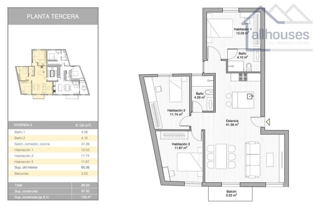 2 makuuhuone Asunto myytävänä paikassa A Guarda - 185 792 € (Ref: 9417267)