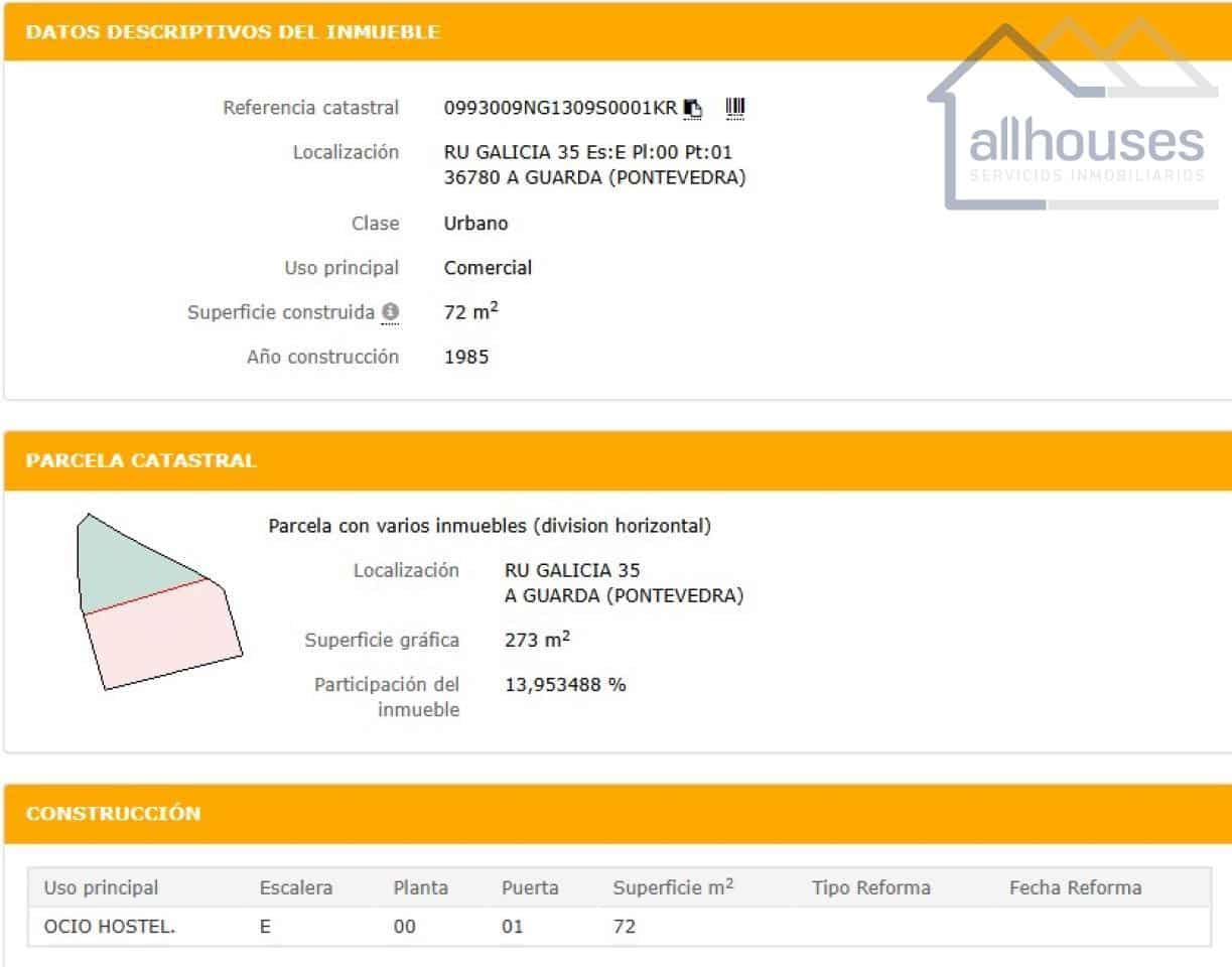 Kommersiell til salgs i A Guarda - € 187 200 (Ref: 9417317)