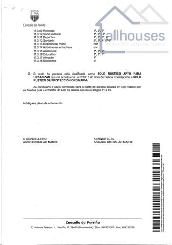 Undeveloped Land for sale in O Porriño - € 475,000 (Ref: 9417320)