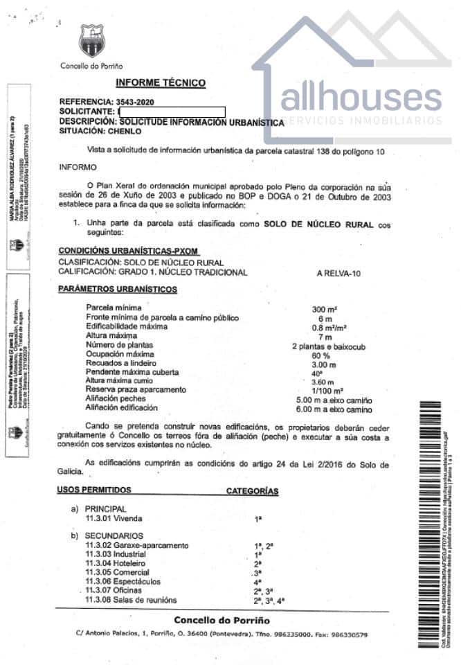 Undeveloped Land for sale in O Porrino - € 475,000 (Ref: 9417320)