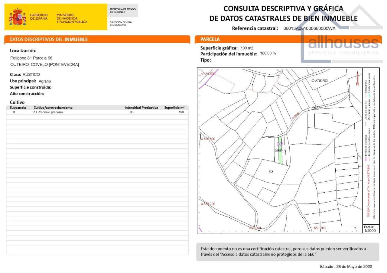 Undeveloped Land for sale in Covelo - € 149,103 (Ref: 9417323)