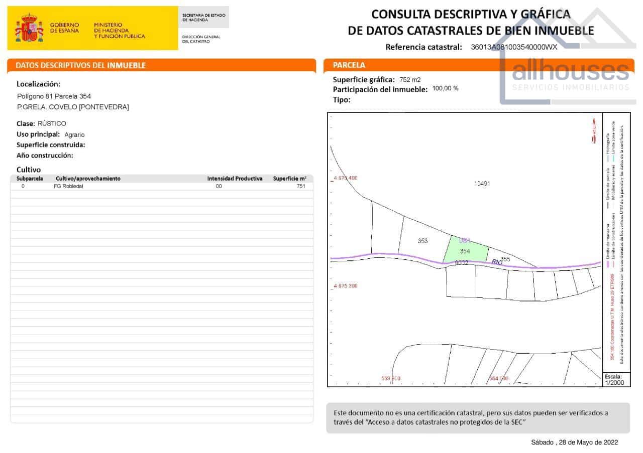 Undeveloped Land for sale in Covelo - € 149,103 (Ref: 9417323)