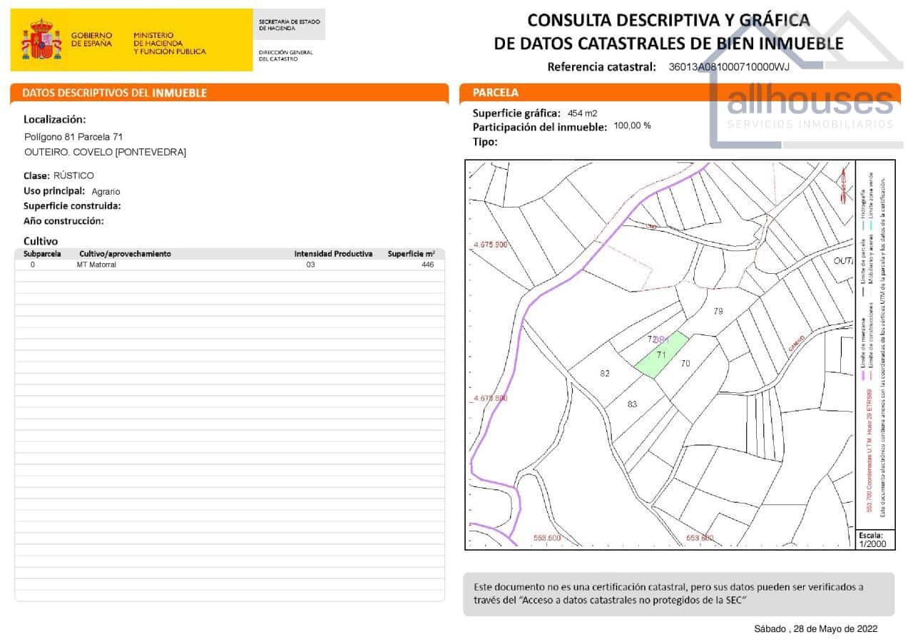 Undeveloped Land for sale in Covelo - € 149,103 (Ref: 9417323)