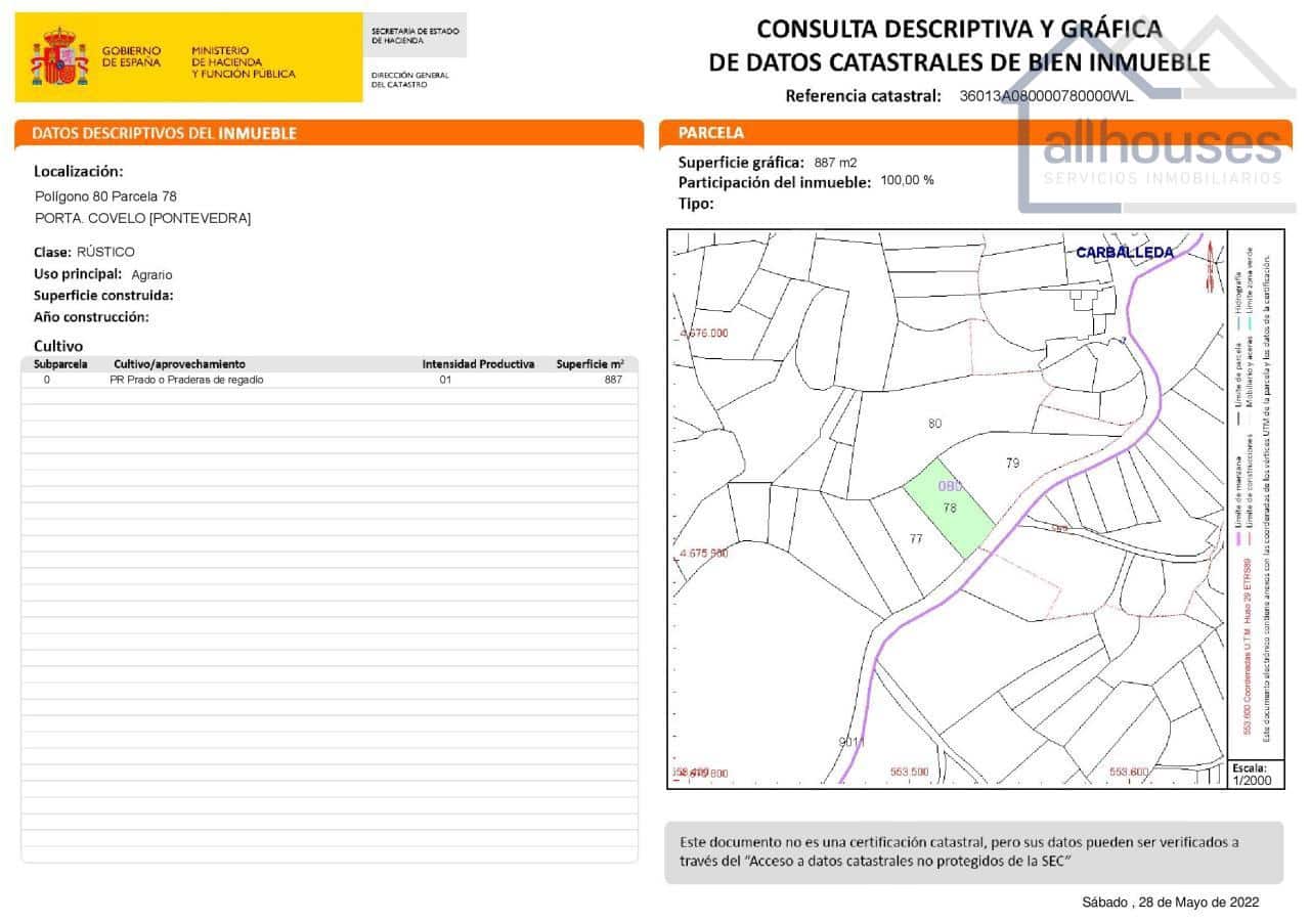 Undeveloped Land for sale in Covelo - € 149,103 (Ref: 9417323)