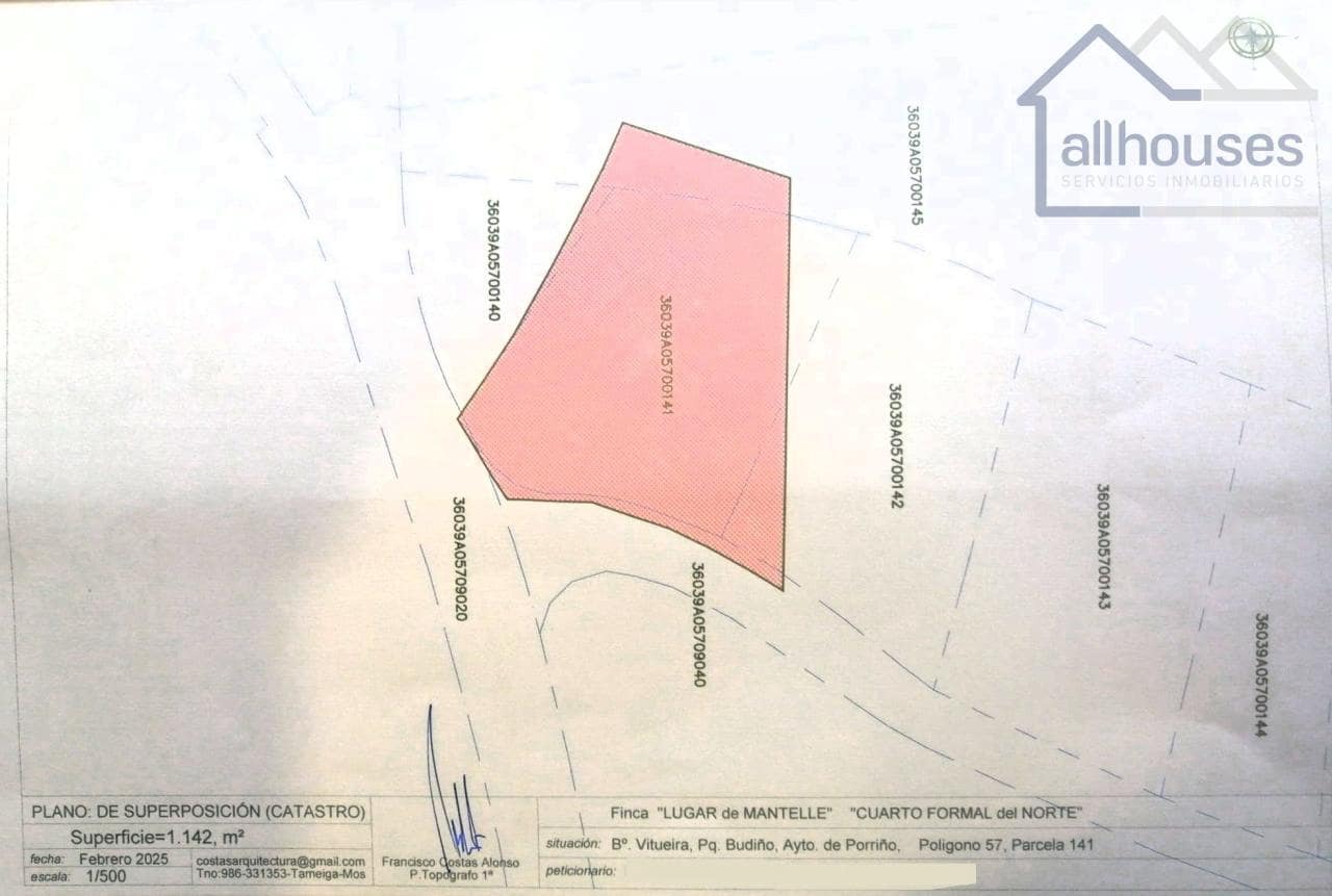 Undeveloped Land for sale in O Porrino - € 28,000 (Ref: 9417338)