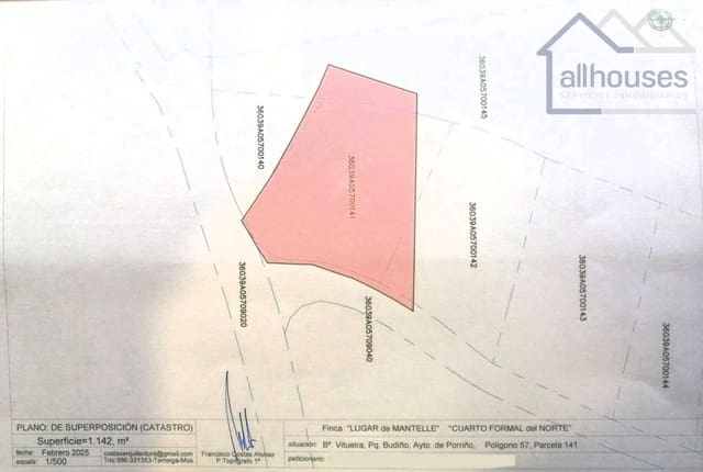 Undeveloped Land for sale in O Porriño - € 28,000 (Ref: 9417338)