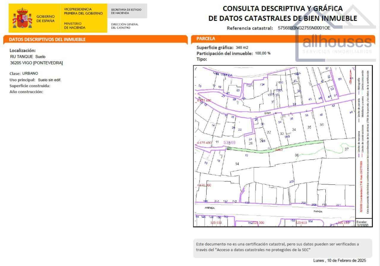 Undeveloped Land for sale in Vigo - € 37,500 (Ref: 9417343)