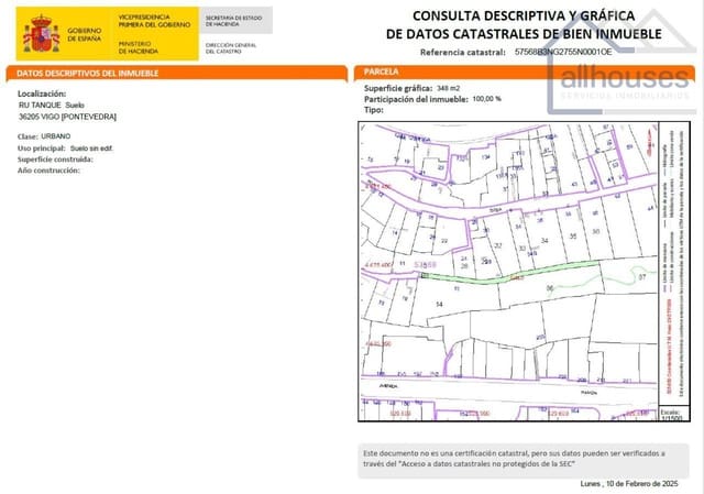 Undeveloped Land for sale in Vigo - € 37,500 (Ref: 9417343)