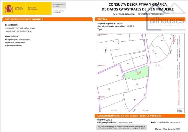 Undeveloped Land for sale in Vigo - € 140,000 (Ref: 9417347)