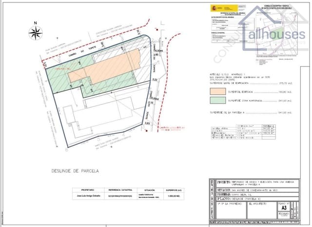 Undeveloped Land for sale in Vigo - € 140,000 (Ref: 9417347)