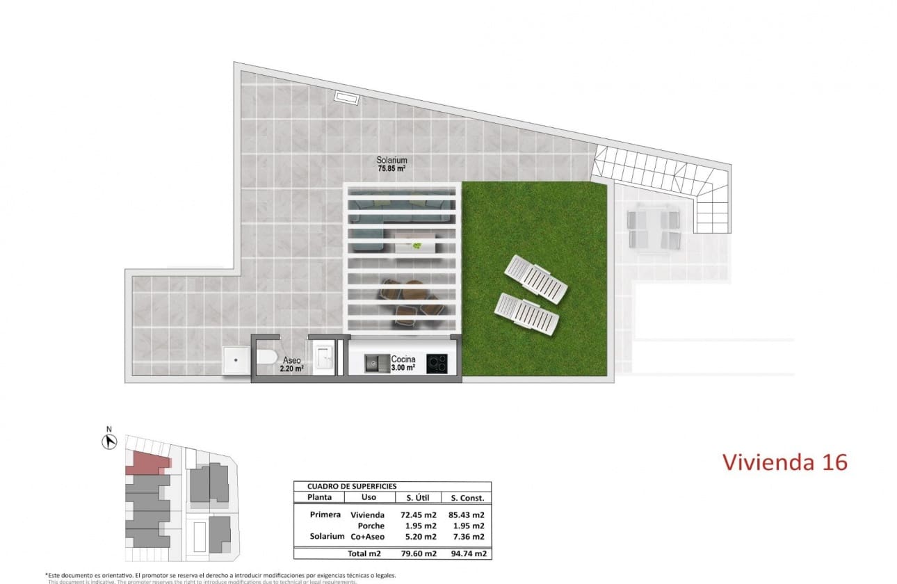 3 slaapkamer Bungalow te koop in Pilar de la Horadada met zwembad - € 339.900 (Ref: 10023570)