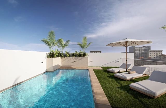Penthouse til salgs i El Molino, Torrevieja med svømmebasseng - € 141 000 (Ref: 10023579)