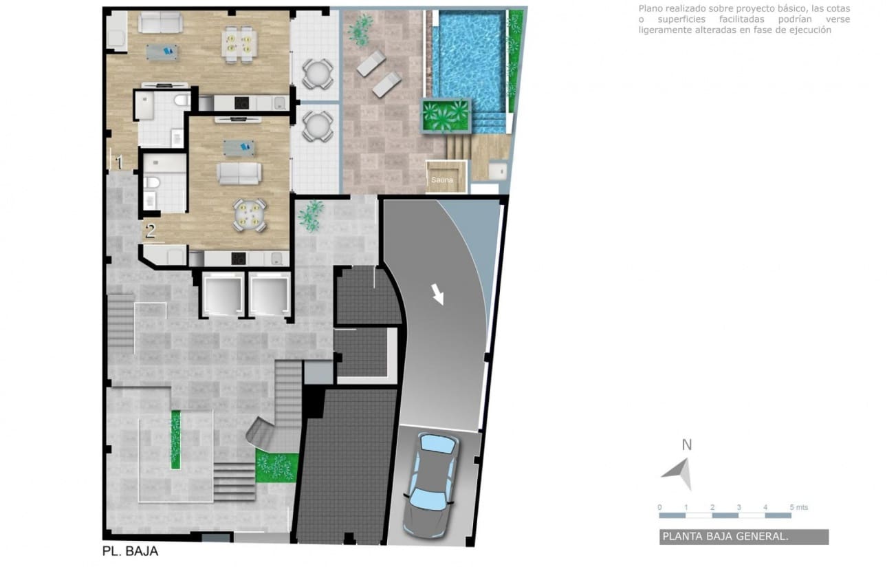 Penthouse zu verkaufen in Torrevieja mit Pool - 141.000 € (Ref: 10023579)