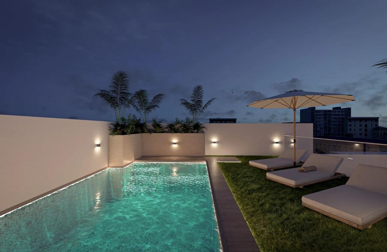 1 chambre Penthouse à vendre à Torrevieja avec piscine - 229 000 € (Ref: 10023580)