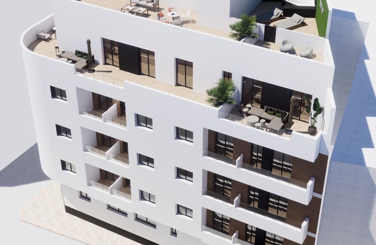 1 chambre Appartement à vendre à Torrevieja - 185 000 € (Ref: 10023583)