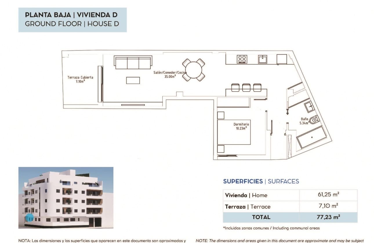 1 chambre Appartement à vendre à Torrevieja - 185 000 € (Ref: 10023583)