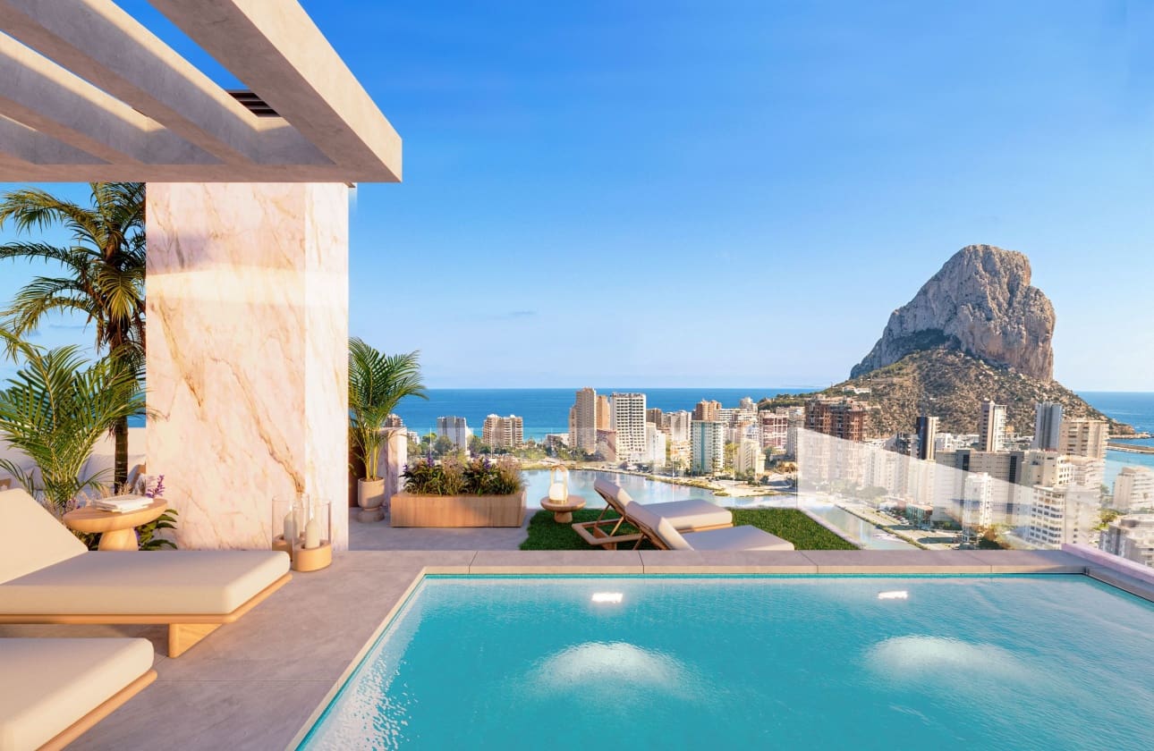 3 soverom Penthouse til salgs i Calpe / Calp med svømmebasseng - € 1 200 000 (Ref: 10117156)