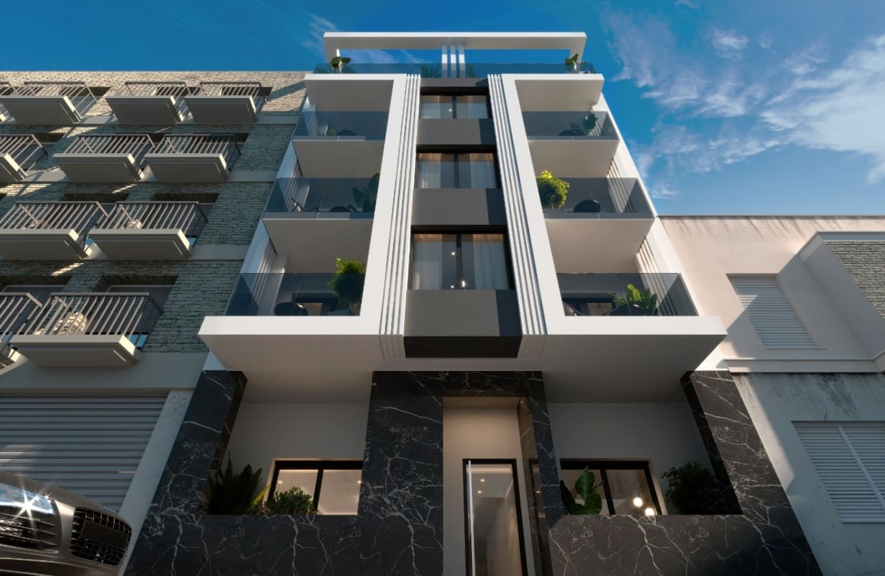 2 sovrum Strandlägenhet till salu i Torrevieja med pool - 290 000 € (Ref: 10117168)