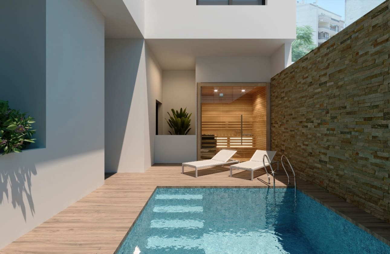 2 sovrum Strandlägenhet till salu i Torrevieja med pool - 290 000 € (Ref: 10117168)