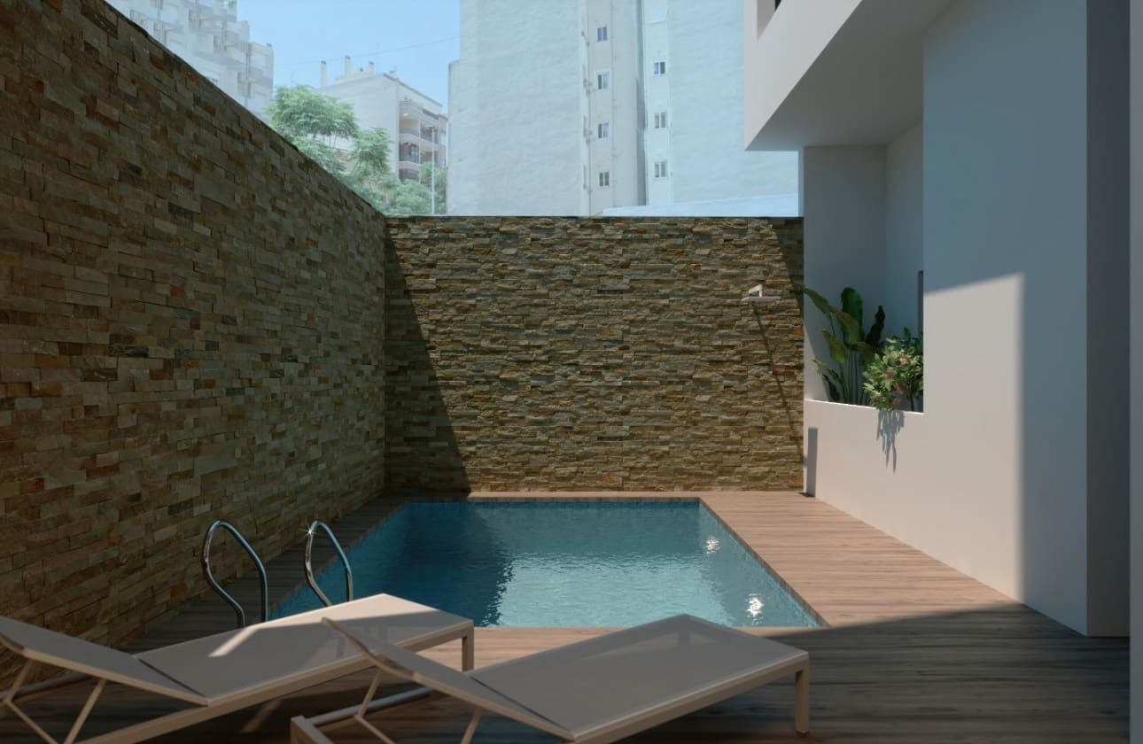 2 sovrum Strandlägenhet till salu i Torrevieja med pool - 290 000 € (Ref: 10117168)