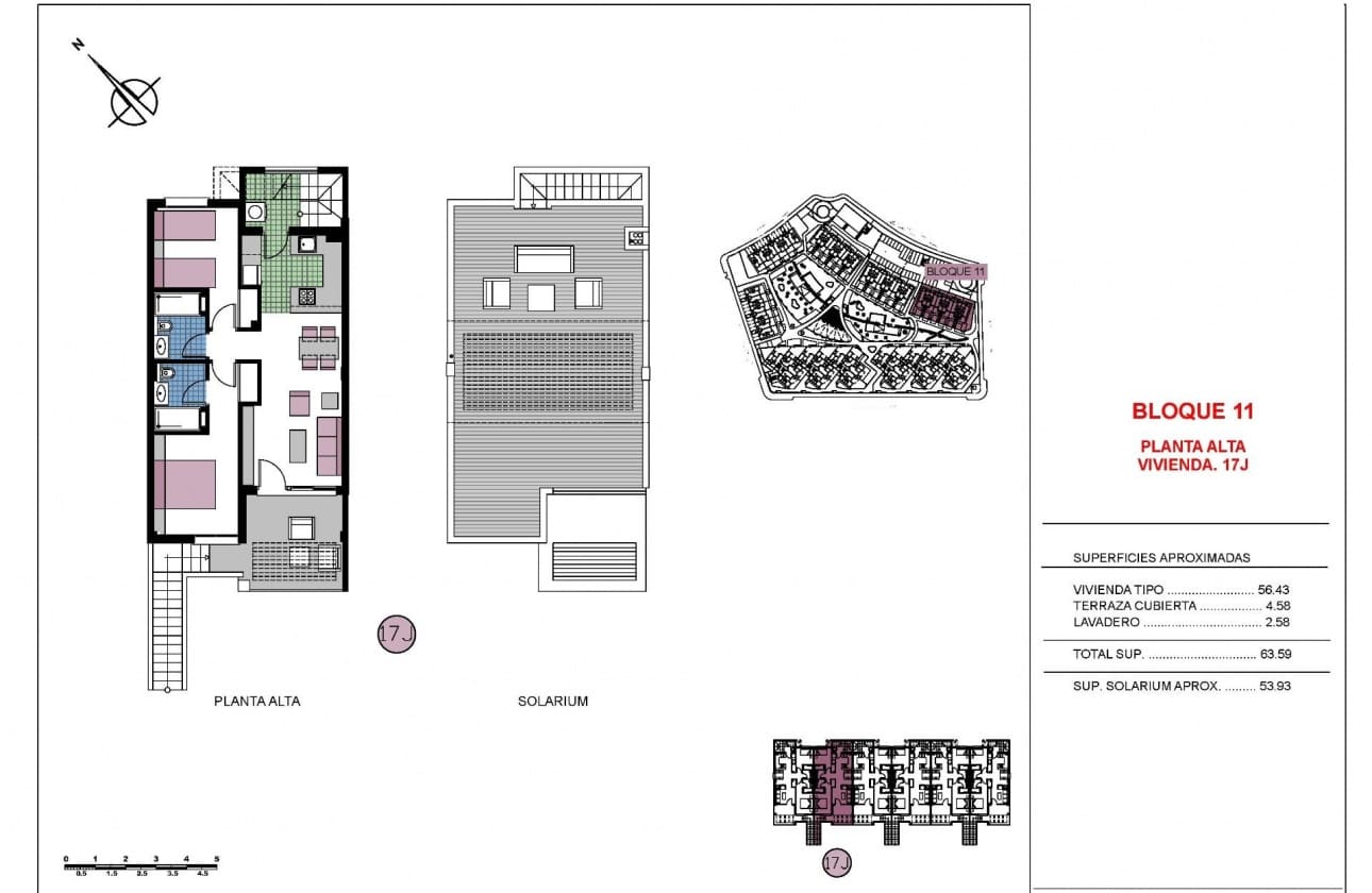 2 soveværelse Bungalow til salg i Pilar de la Horadada med swimmingpool garage - € 359.000 (Ref: 10162406)
