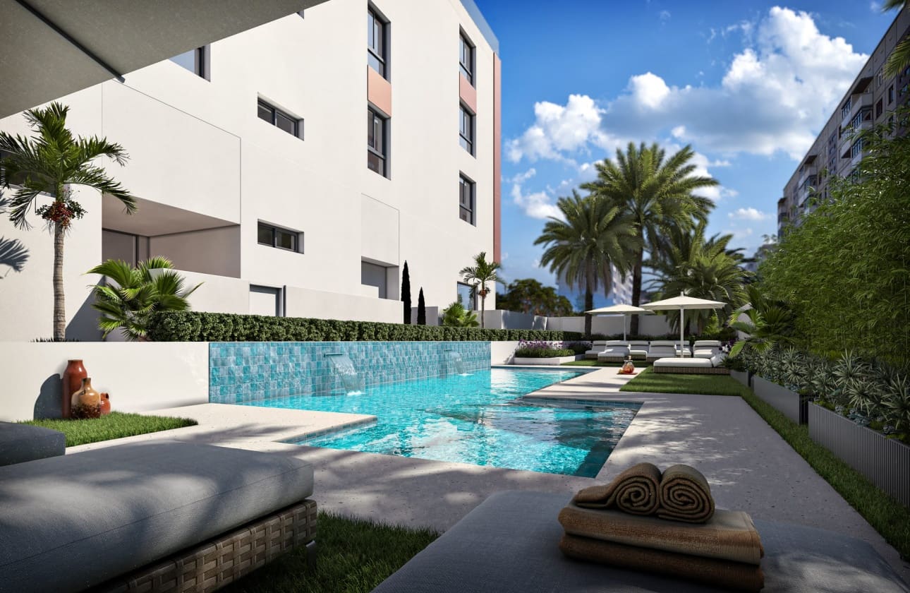 2 bedroom Penthouse for sale in La Villajoyosa / Vila Joiosa with pool - € 470,000 (Ref: 9457057)