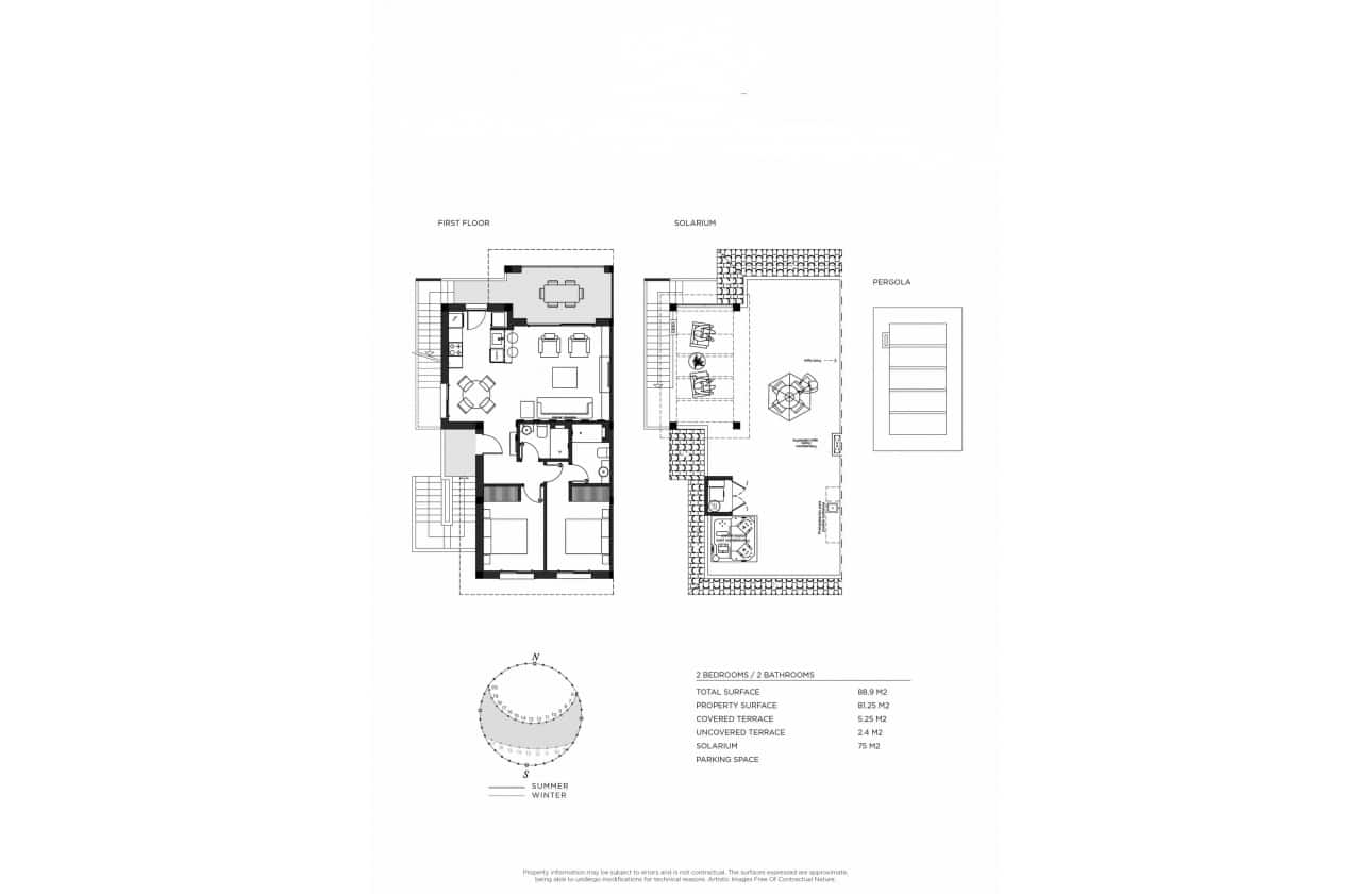 2 bedroom Penthouse for sale in Guardamar del Segura with pool - € 235,000 (Ref: 9461160)