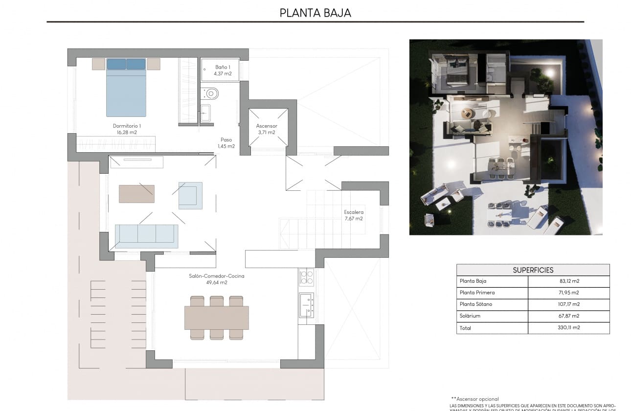 2 bedroom Penthouse for sale in Guardamar del Segura with pool - € 235,000 (Ref: 9461160)