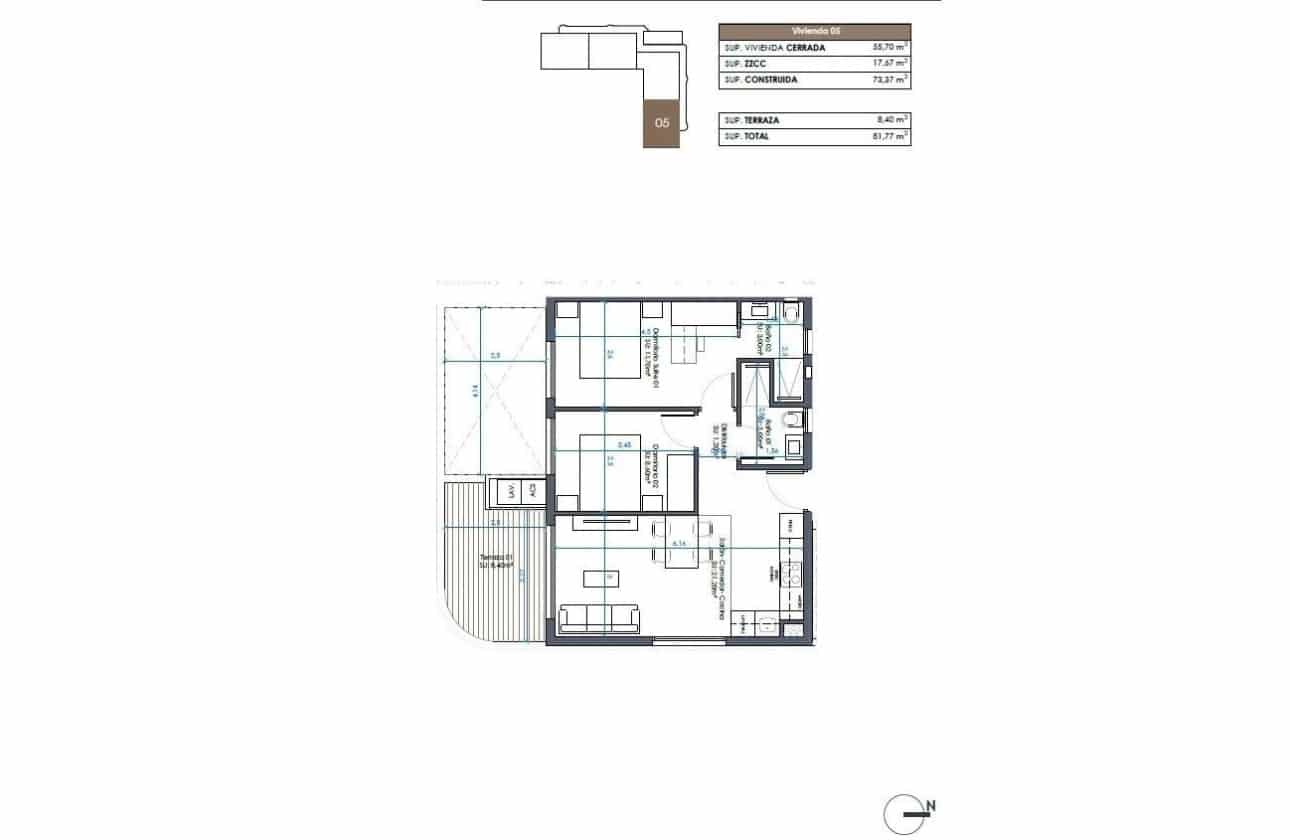 2 Zimmer Apartment zu verkaufen in Guardamar del Segura mit Pool - 305.000 € (Ref: 9461231)