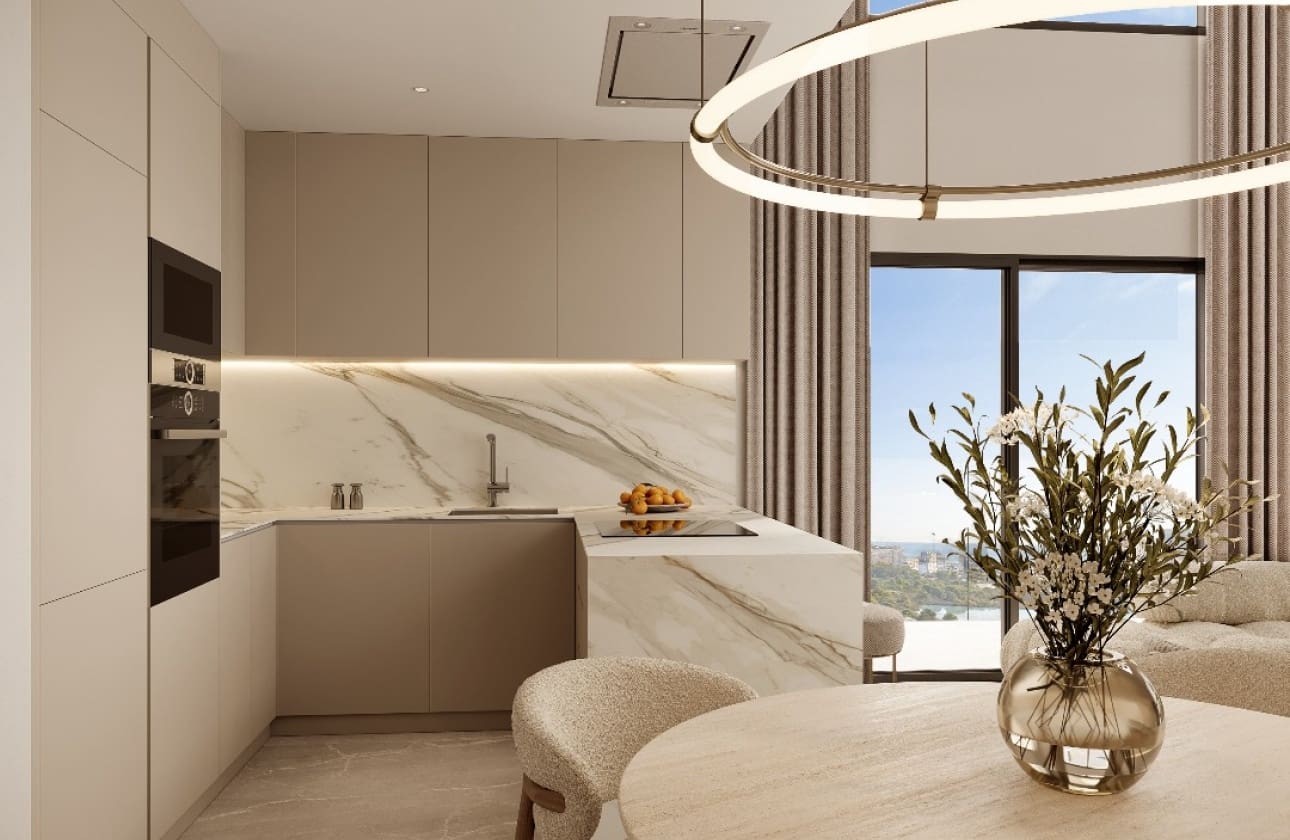 3 soveværelse Strandlejlighed til salg i Calpe / Calp med swimmingpool - € 480.000 (Ref: 9574155)