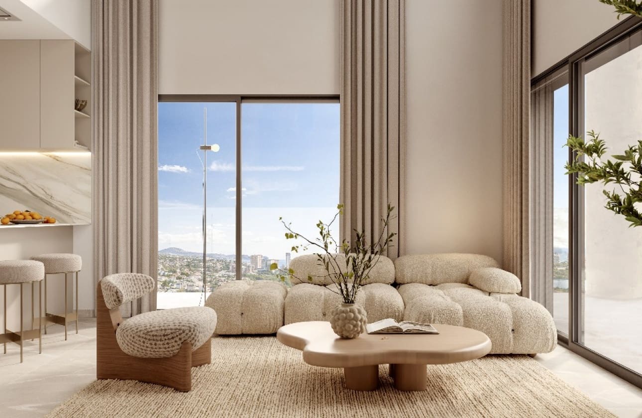 3 soveværelse Strandlejlighed til salg i Calpe / Calp med swimmingpool - € 480.000 (Ref: 9574155)