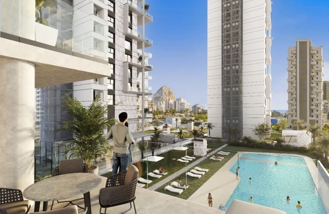 3 slaapkamer Strandappartement te koop in Cometa - Carrió, Calpe / Calp met zwembad - € 440.000 (Ref: 9574155)