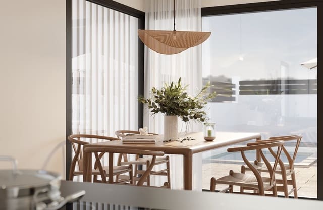 2 chambre Bungalow à vendre à Aguas Nuevas, Torrevieja avec piscine - 274 900 € (Ref: 9585177)