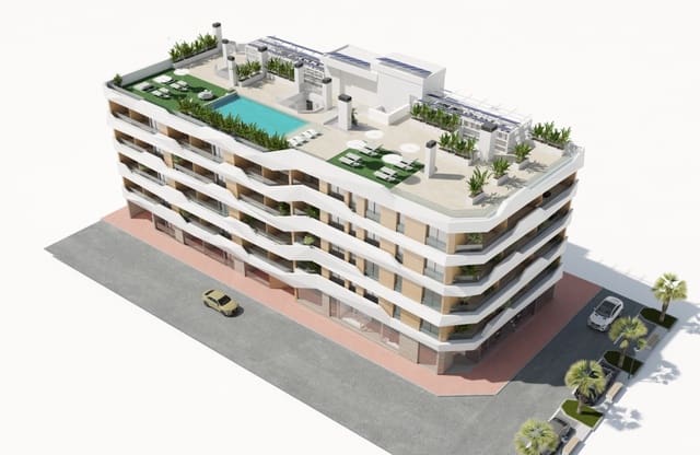 2 sovrum Lägenhet till salu i Guardamar Playa, Guardamar del Segura med pool - 287 000 € (Ref: 9594549)