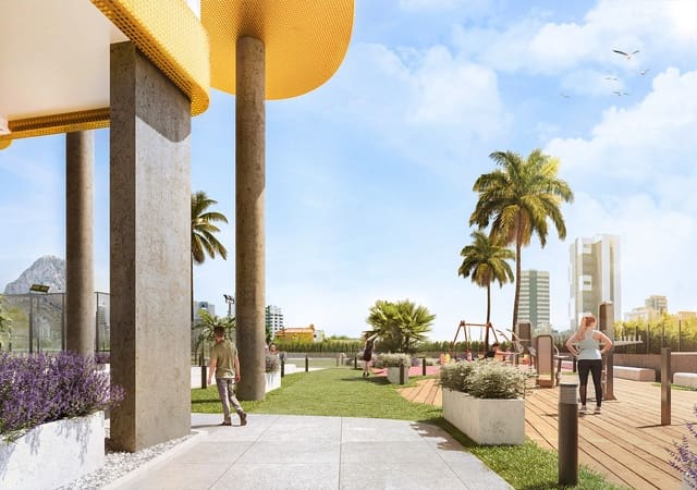 3 sovrum Strandlägenhet till salu i Pueblo, Calpe / Calp med pool garage - 710 000 € (Ref: 9601137)