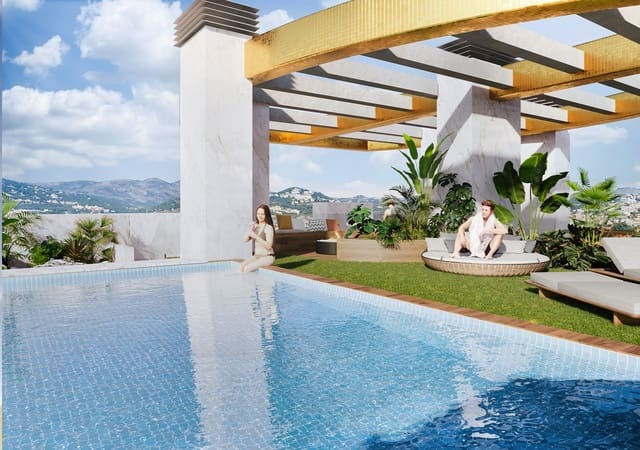 3 sovrum Strandlägenhet till salu i Pueblo, Calpe / Calp med pool garage - 710 000 € (Ref: 9601137)