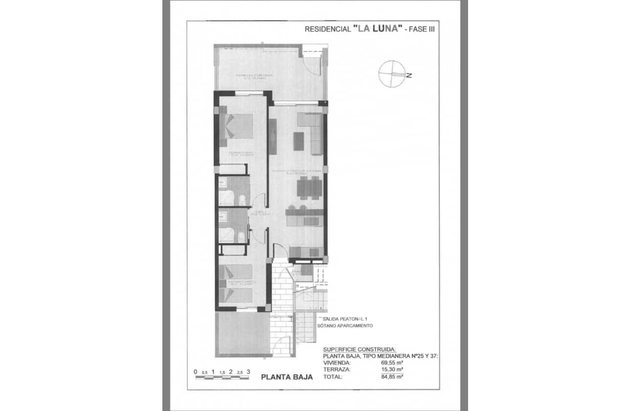 2 quarto Bungalow para venda em Guardamar del Segura com piscina garagem - 219 900 € (Ref: 9614243)