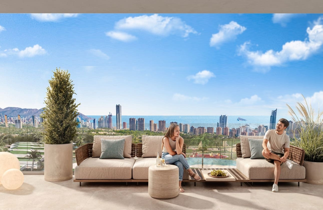 2 bedroom Penthouse for sale in Finestrat with pool - € 630,000 (Ref: 9622078)