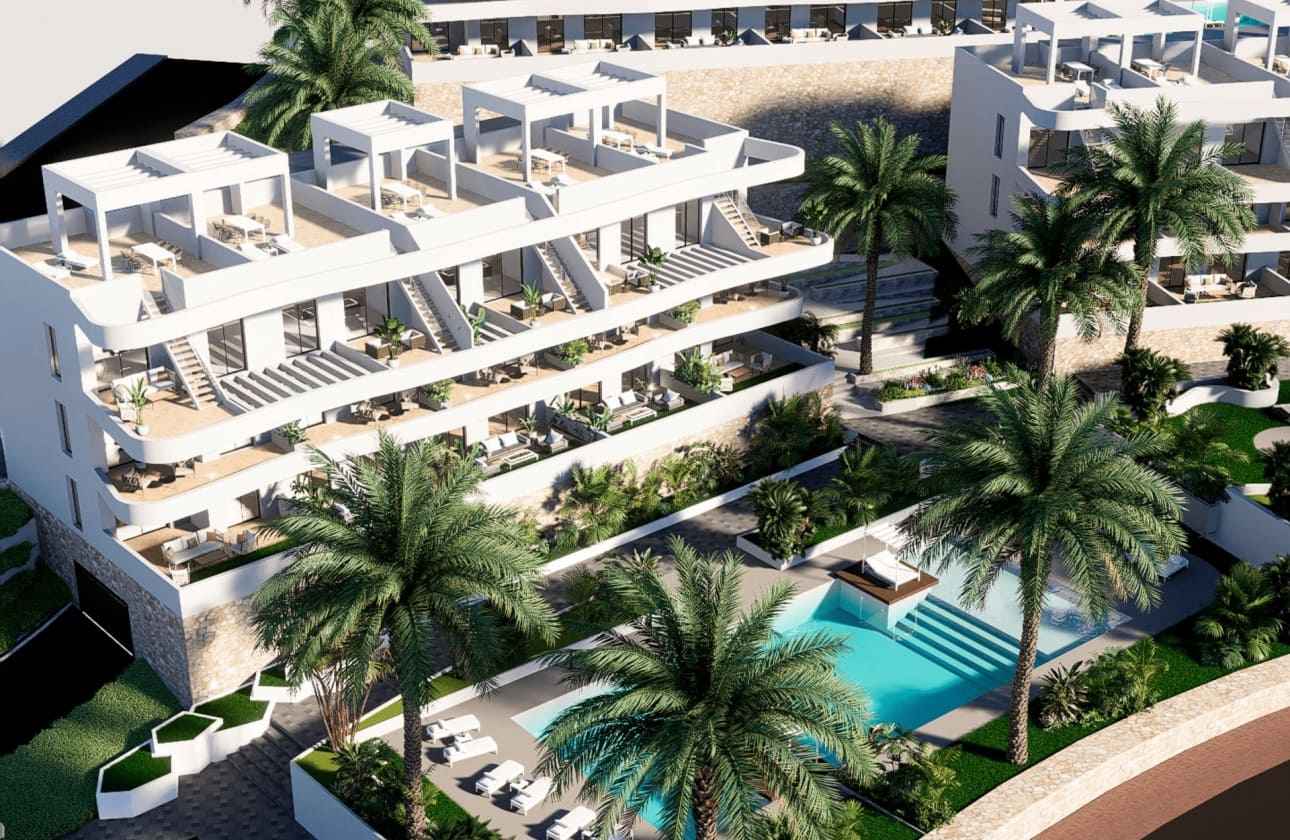 2 soveværelse Bungalow til salg i Finestrat med swimmingpool - € 319.900 (Ref: 9622118)