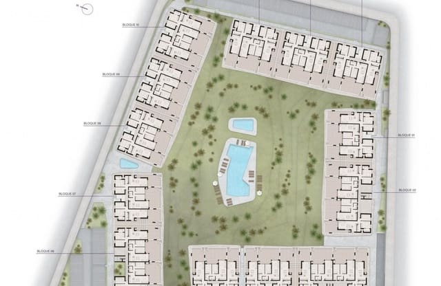 2 soveværelse Bungalow til salg i Ciudad Quesada, Rojales med swimmingpool - € 297.000 (Ref: 9622151)