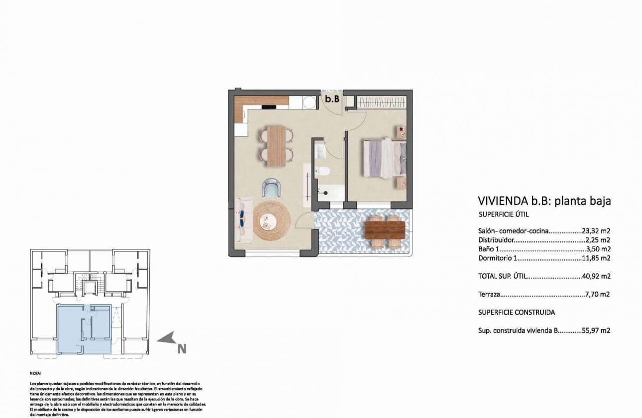 1 quarto Apartamento para venda em Torre de la Horadada com piscina - 245 900 € (Ref: 9622154)