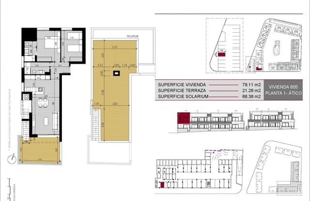 2 soveværelse Bungalow til salg i Ciudad Quesada, Rojales med swimmingpool - € 312.000 (Ref: 9622156)